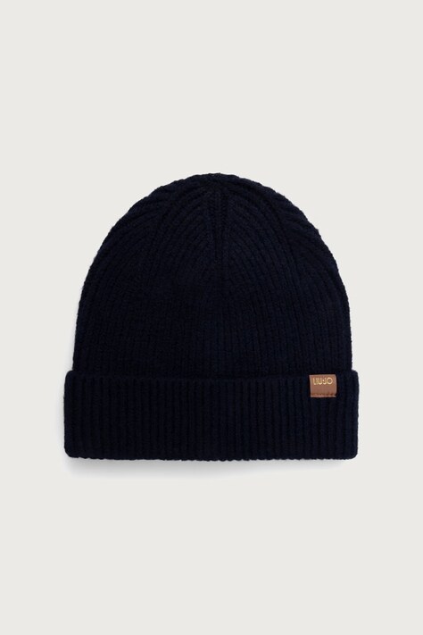 Liu Jo Czapka beanie damska granatowa 2F6080 MA29S