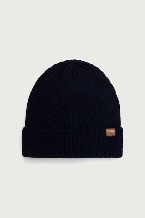 Liu Jo Czapka beanie damska granatowa 2F6080 MA29S