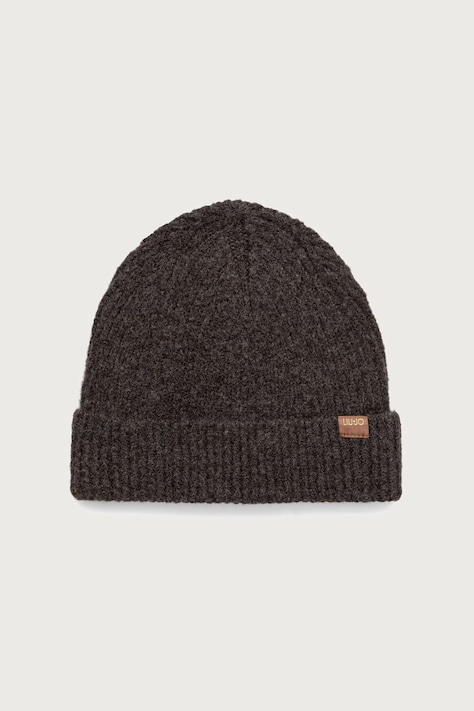 Liu Jo Czapka beanie damska brązowa 2F6080 MA29S