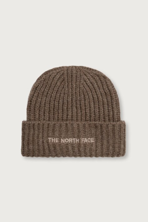 The North Face Σκούφος beanie γυναικείος από πρόσμιξη μαλλιού μερινό Fohair καφέ NF0A887T2H91