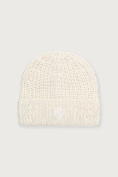 EA7 Emporio Armani Czapka beanie damska beżowa AF26687.7W001550