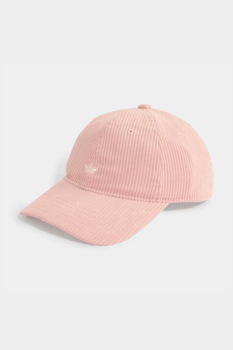adidas Originals Czapka z daszkiem damska sztruksowa różowa KV6827