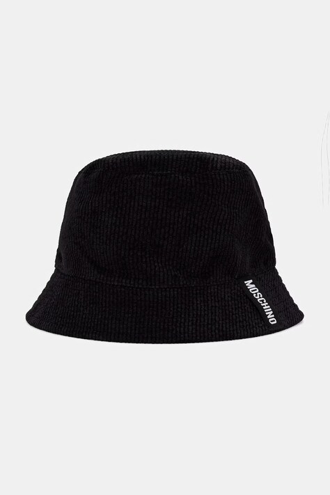 Moschino kapelusz bucket damski czarny M3482 65475