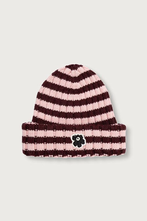 Marimekko Σκούφος beanie γυναικείος μάλλινος ροζ 096241