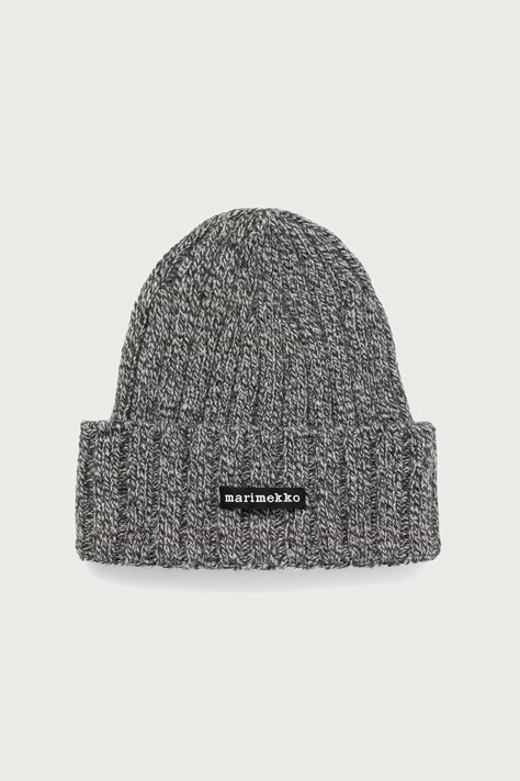 Marimekko Beanie kapa za žene od vune siva 096238