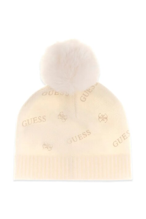 Guess Czapka z pomponem dziecięca beżowa J6BZ44 Z1553