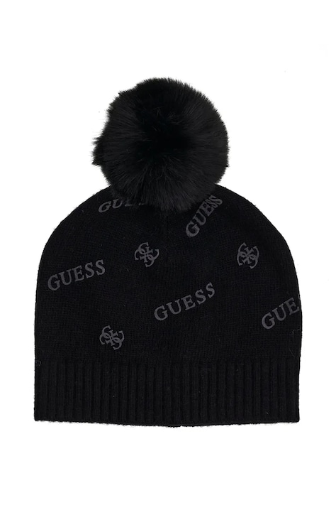 Guess Czapka z pomponem dziecięca czarna J6BZ44 Z1553