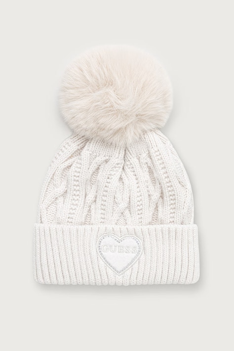 Guess Czapka z pomponem dziecięca szara J6BZ40 Z1523