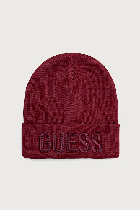 Guess Σκούφος beanie παιδικός με βισκόζη μπορντό J0BZ12 Z2Q00