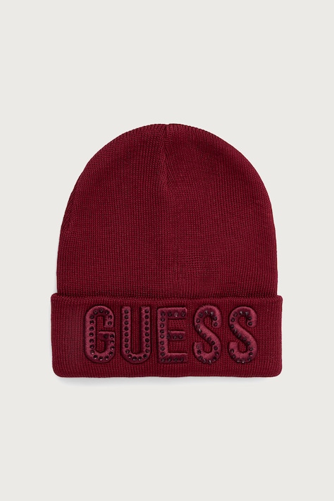Guess Σκούφος beanie παιδικός με βισκόζη μπορντό A0BZ01 Z2QQ0