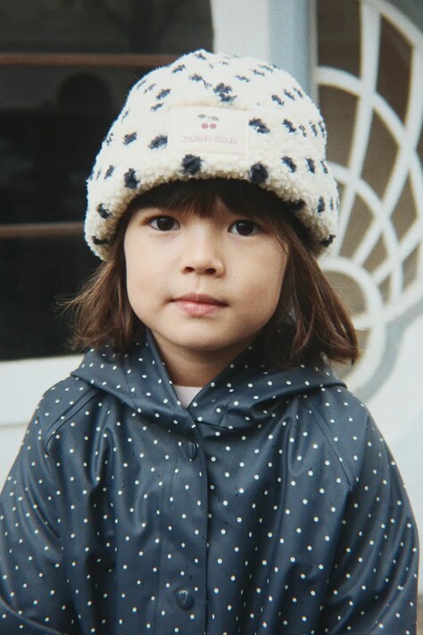 Konges Sløjd σκούφος παιδικός JODY TEDDY HAT GRS μπεζ KS105719