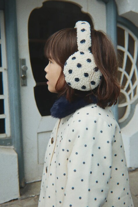 Konges Sløjd αυτάκια παιδικά JODY TEDDY EARMUFFS GRS μπεζ KS105718