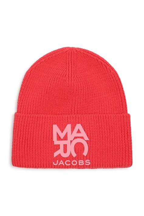 MARC JACOBS Czapka beanie dziecięca bawełniana różowa W61097