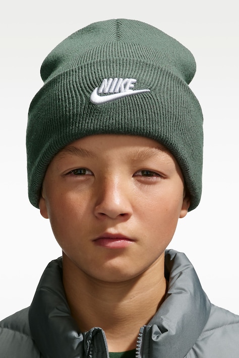 Nike Czapka beanie dziecięca Nike Peak zielona HF5498