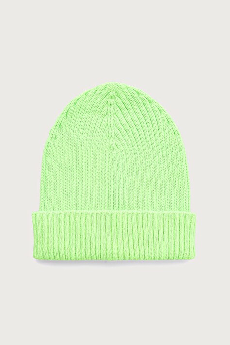 United Colors of Benetton Czapka dziecięca zielona 1P70Q0385