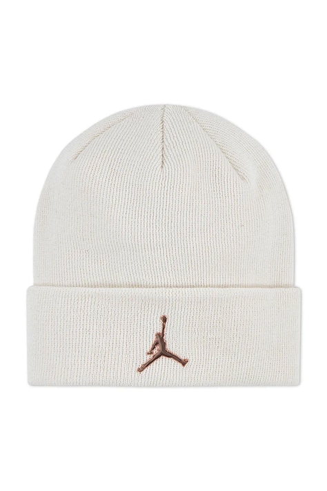 Jordan Czapka beanie dziecięca z bawełną beżowa 9A0063