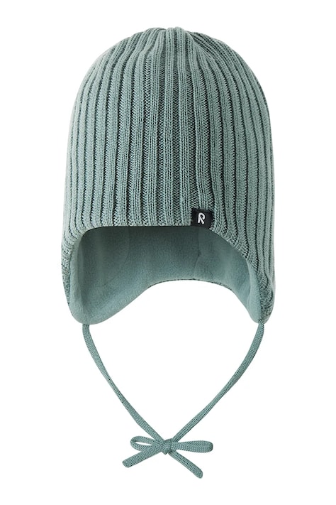 Reima Czapka beanie dziecięca z wełny merino Myssytys turkusowa 5300324A