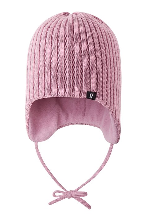 Reima Czapka beanie dziecięca z wełny merino Myssytys różowa 5300324A