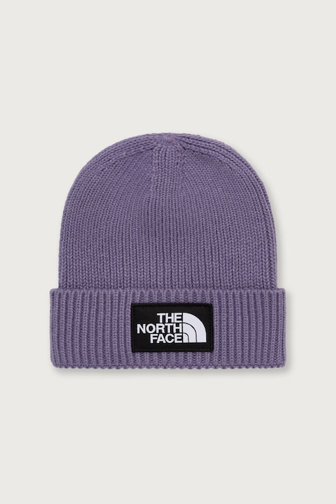 The North Face Beanie kapa za djecu KIDS TNF LOGO BOX CUFFED BEANIE ljubičasta NF0A8CGUNNK1
