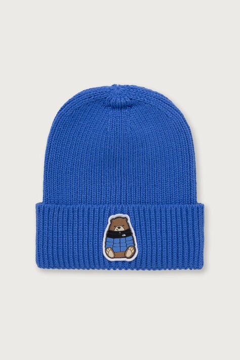 The North Face Beanie kapa za djecu KIDS TNF LOGO BOX CUFFED BEANIE plava NF0A8CGUYHE1