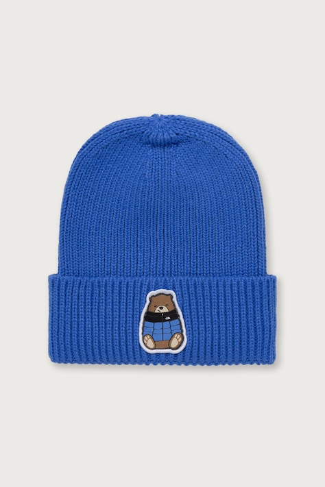 The North Face Beanie kapa za djecu KIDS TNF LOGO BOX CUFFED BEANIE plava NF0A8CGUYHE1