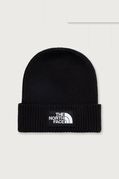 The North Face Σκούφος beanie παιδικός KIDS TNF LOGO BOX CUFFED BEANIE μαύρος NF0A8CGUJK31