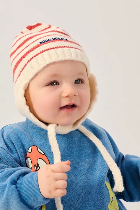 Bobo Choses Czapka dziecięca beżowa B226AH038