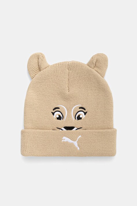 Puma czapka dziecięca ANIMAL Mid Crown Beanie Jr beżowa 273390
