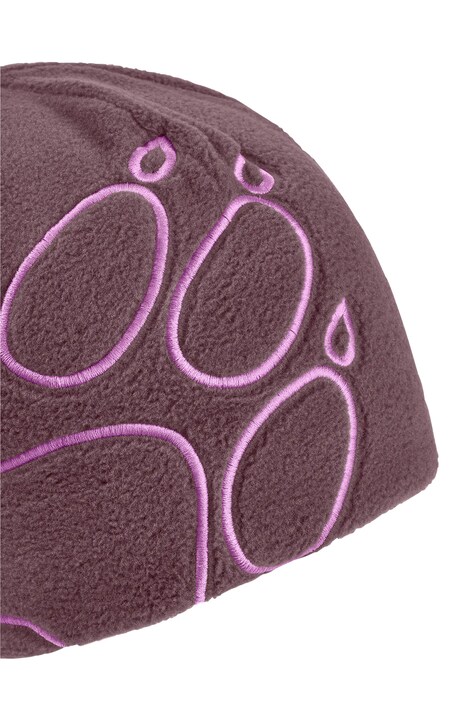 Jack Wolfskin Czapka beanie dziecięca VERTIGO PAW fioletowa A66194