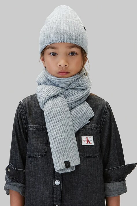 Calvin Klein Jeans komplet dziecięcy szary IU0IU00638