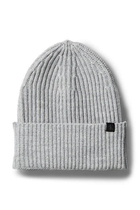 Calvin Klein Jeans czapka beanie dziecięca szara IU0IU00440