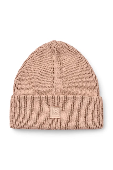 Liewood Czapka beanie dziecięca bawełniana Ezra Beanie różowa LW20106