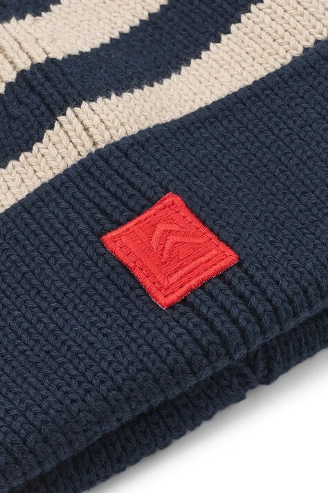 Liewood Czapka beanie dziecięca bawełniana Ezra Beanie granatowa LW20106