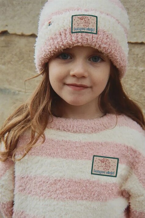 Konges Sløjd Beanie kapa za djecu SOFTY BEANIE bijela KS106236