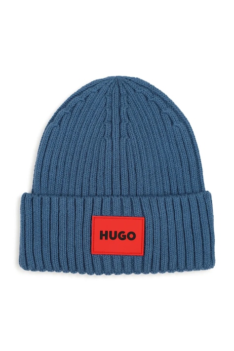 HUGO Căciulă pentru copii cu bumbac bleumarin G01314