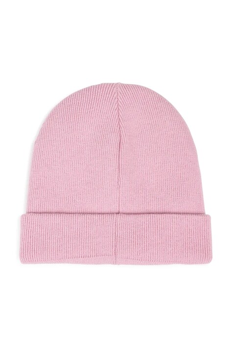 Kenzo Kids Czapka beanie dziecięca z dodatkiem wełny różowa K62156