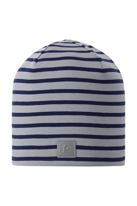 Reima czapka beanie dziecięca z bawełną Tantsu szara 5300367A