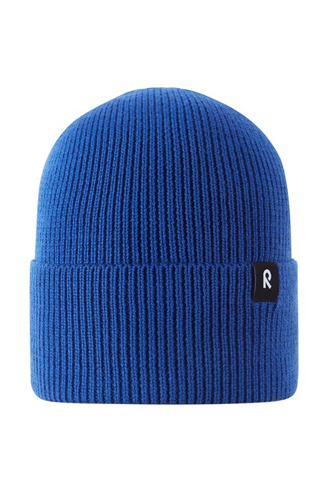 Reima czapka beanie dziecięca z wełny merino Reissari niebieska 5300022B