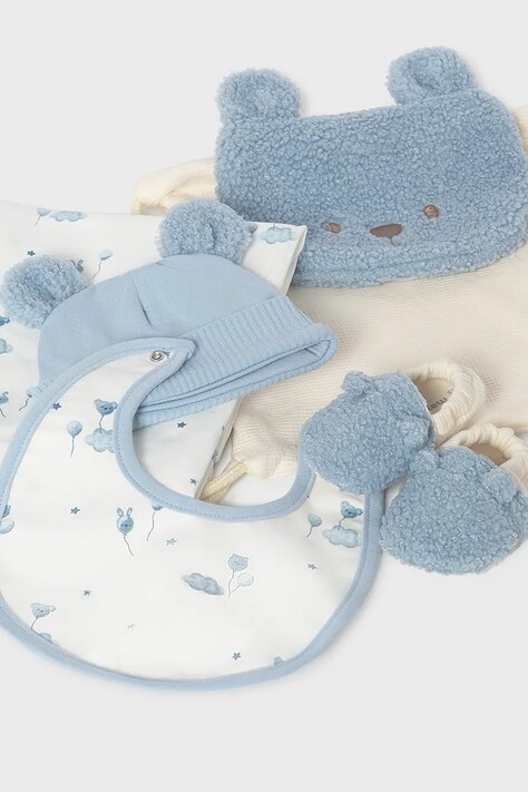 Mayoral Newborn Set dojčenský s bavlnou modrý 9169