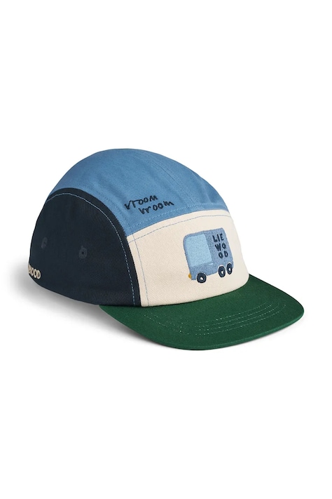 Liewood șapcă pentru copii din bumbac Rory Embroidery Cap multicolor LW21145