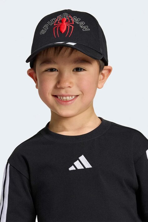 adidas Performance Baseball kapa za djecu od pamuka MARVEL SPIDER MAN crna KR2368