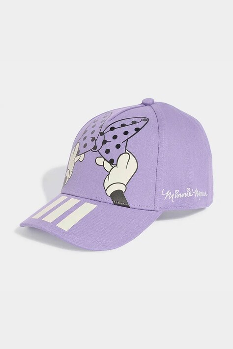 adidas Performance καπέλο με γείσο παιδικό βαμβακερό DISNEY MINNIE MOUSE μωβ KQ9850
