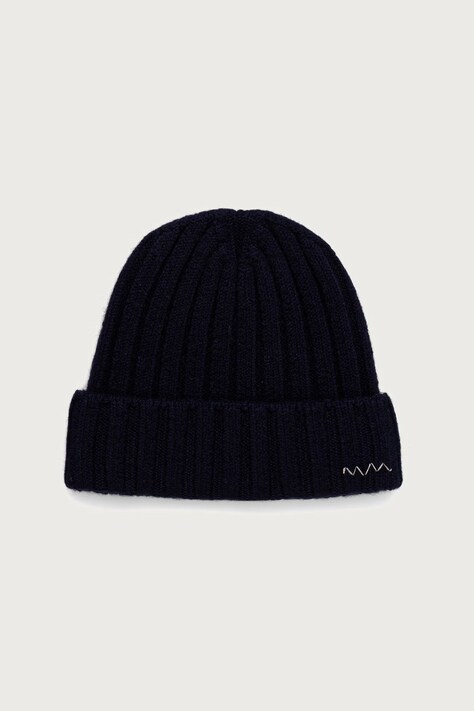 Visvim Men's cashmere beanie navy 125203003009