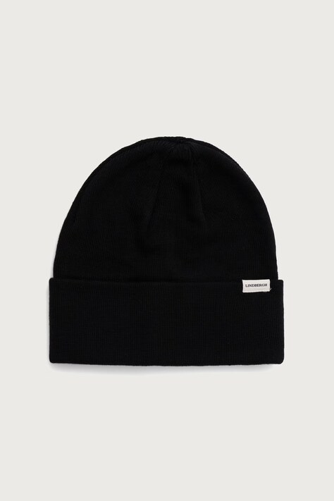 Lindbergh Czapka beanie męska czarna 30.991000