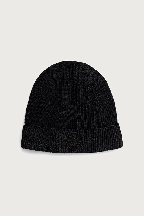 Blauer Czapka beanie męska wełniana czarna BLUA05467
