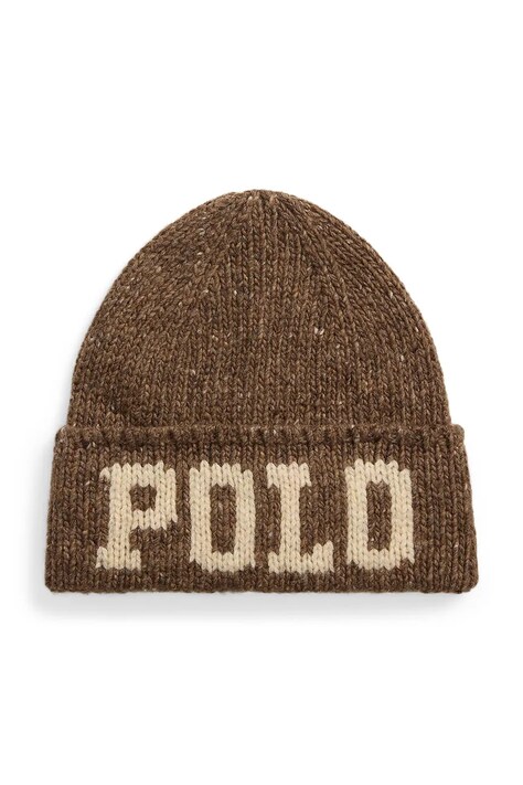 Polo Ralph Lauren Čepice pánská s vlnou hnědá 449959366