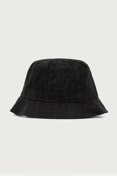 Barbour Kapelusz bucket damski bawełniany zielony MHA0976