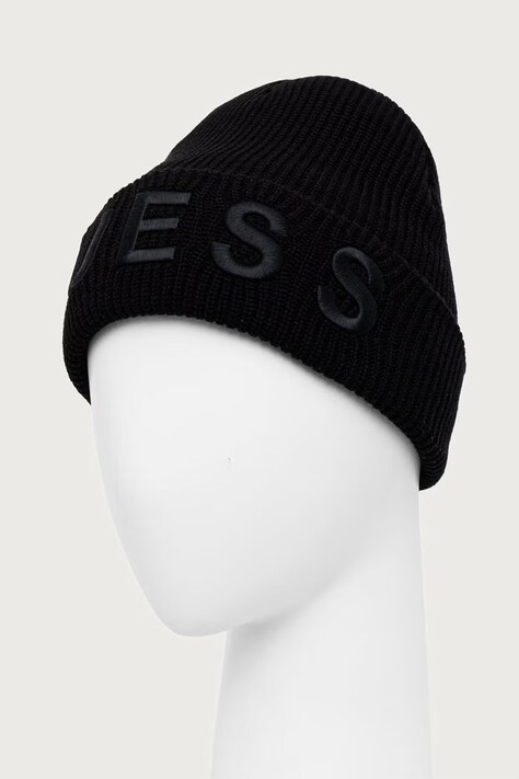 Guess Czapka beanie męska czarna AM9692 POL01