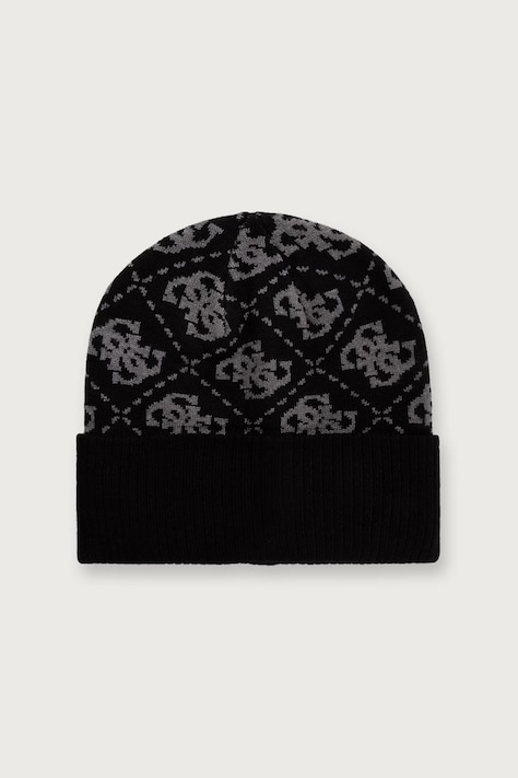 Guess Шапка beanie чоловіча з віскозою MILANO чорна AM9677 VIS01