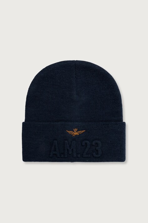 Aeronautica Militare Czapka beanie męska granatowa CU0099UL00949